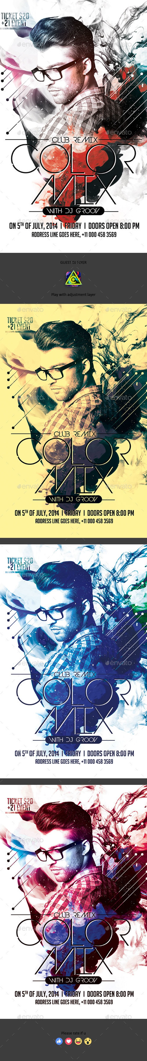 Color Mix Flyer, Print Templates | GraphicRiver