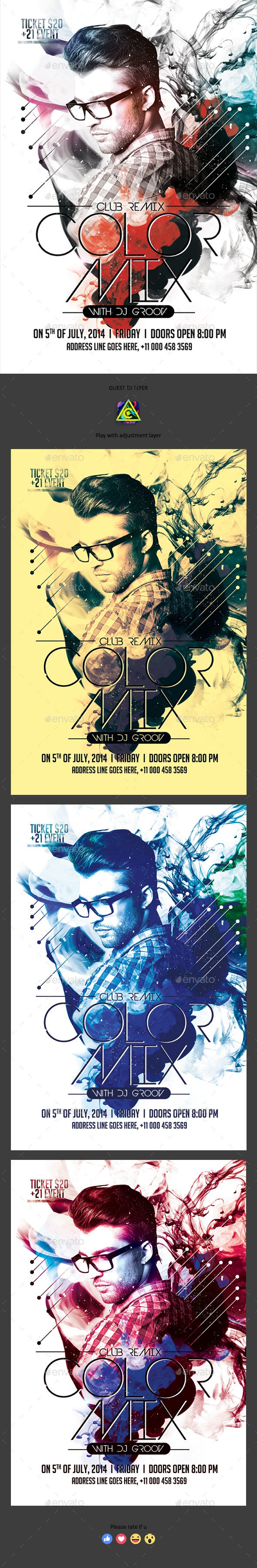 Color Mix Flyer, Print Templates | GraphicRiver
