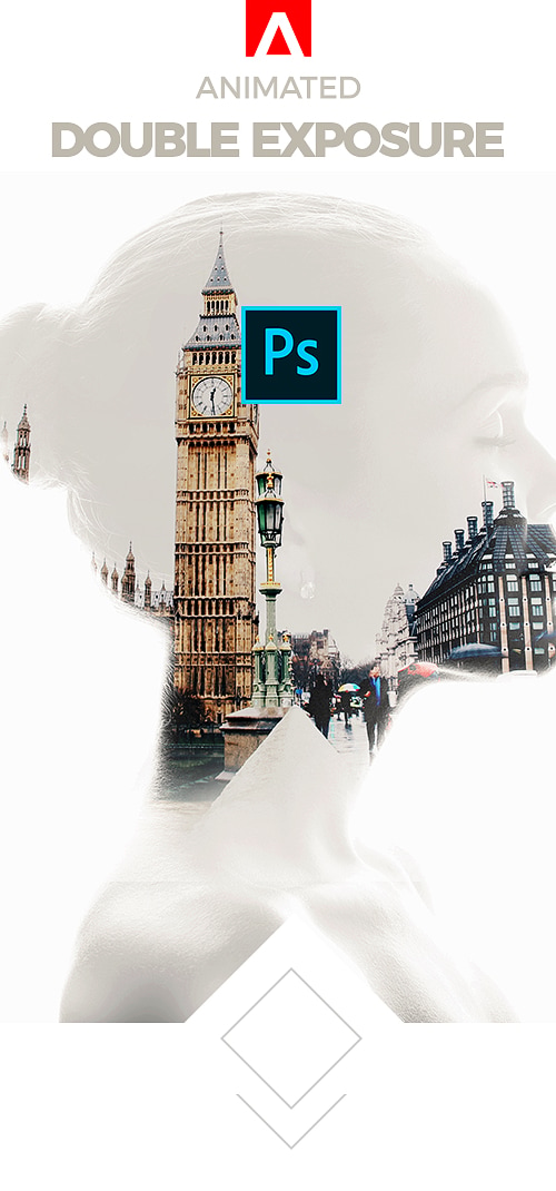 Animated Double Exposure Action, Add-ons | GraphicRiver