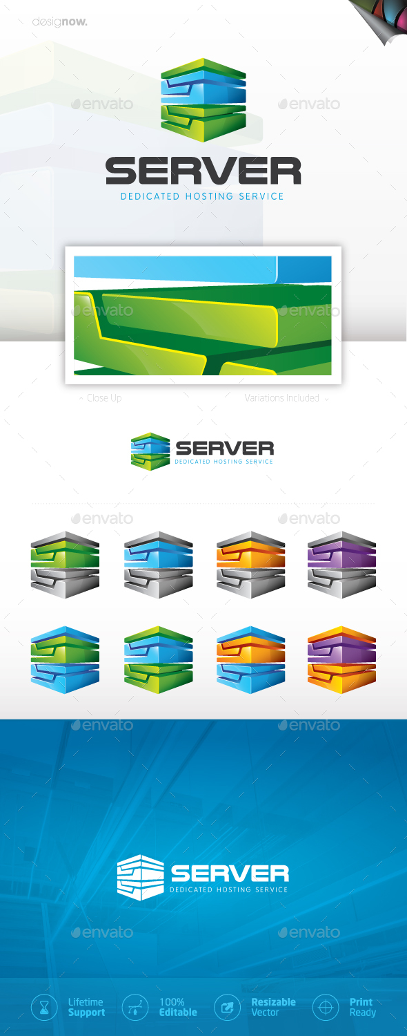 Server Logo, Logo Templates | GraphicRiver
