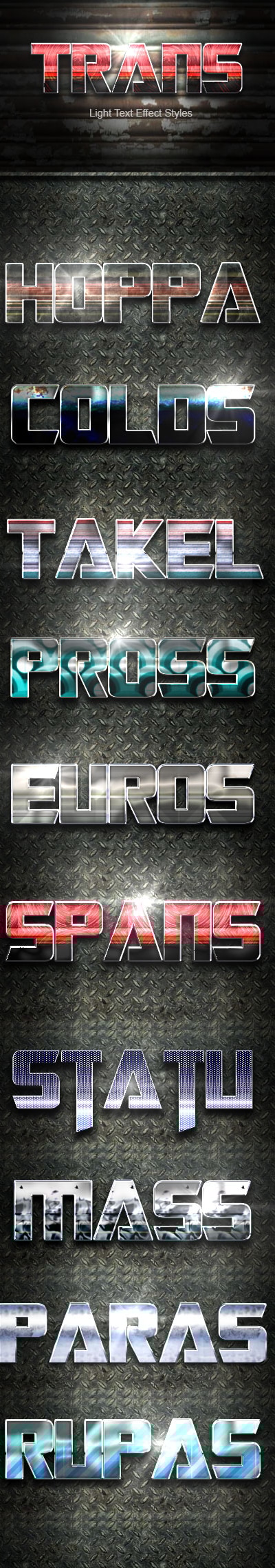 Trans Text Effect V46, Add-ons | GraphicRiver