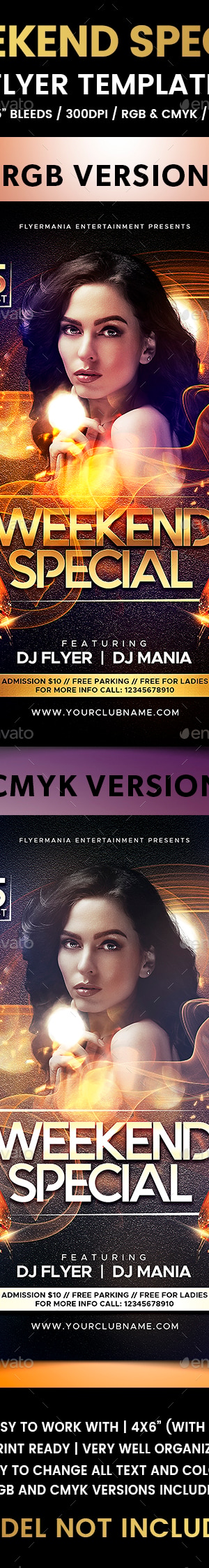 Weekend Special Flyer Template, Print Templates | GraphicRiver