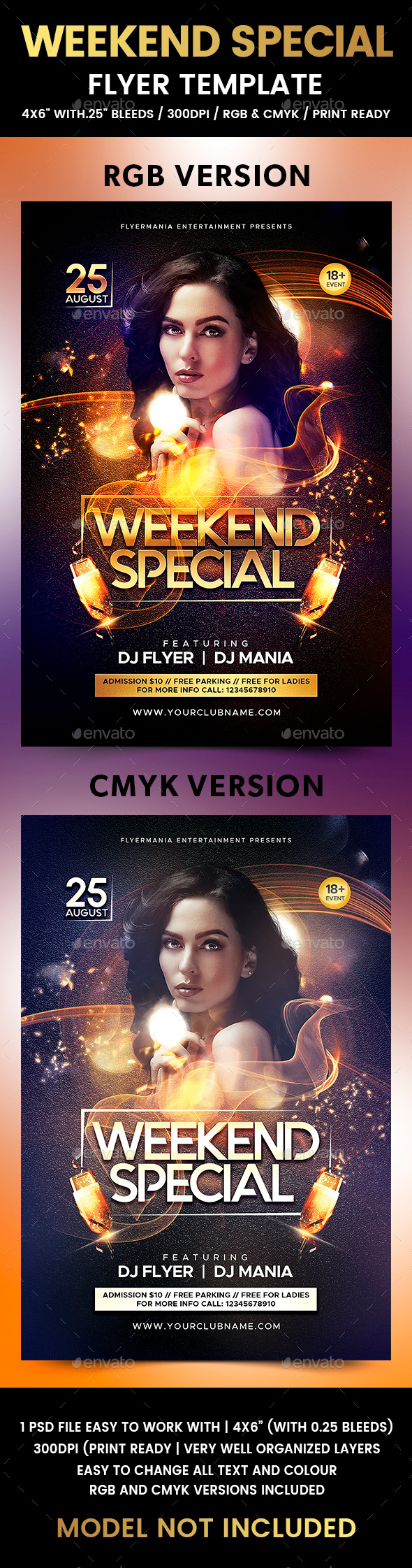 Weekend Special Flyer Template, Print Templates | GraphicRiver
