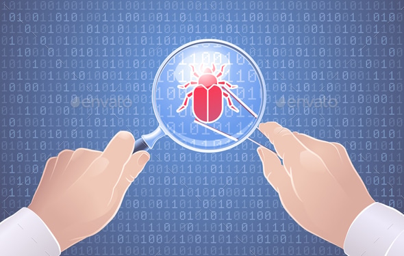 Code Debugging, Vectors | GraphicRiver