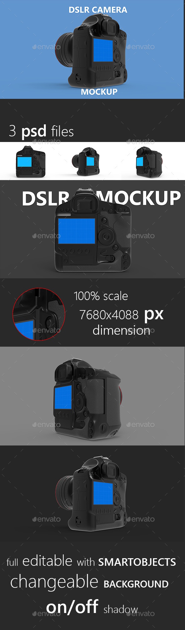DSLR Camera Mockup, Graphics | GraphicRiver
