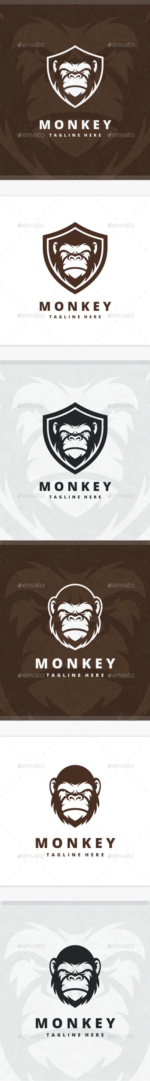 Monkey Logo, Logo Templates | GraphicRiver
