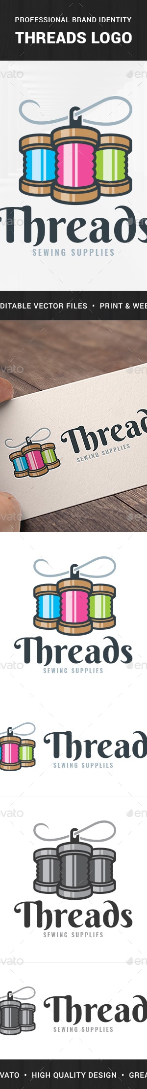 Threads Logo Template, Logo Templates | GraphicRiver