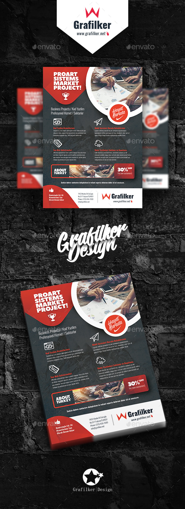 Marketing Flyer Templates, Print Templates | GraphicRiver
