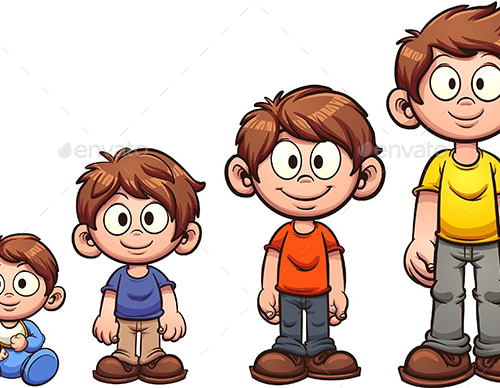 Growing Up, Vectors | GraphicRiver