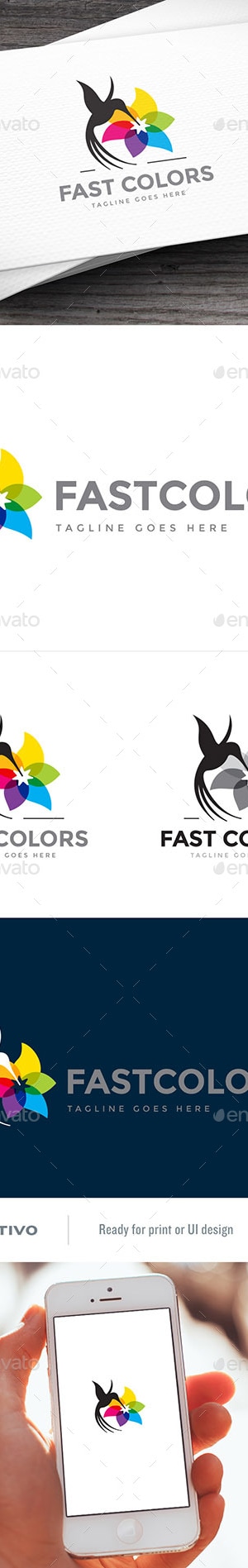 Fast Colors Logo Template, Logo Templates | GraphicRiver