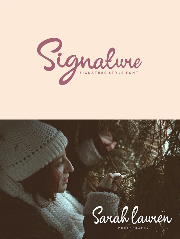 Signature - Script - Calligraphy Script