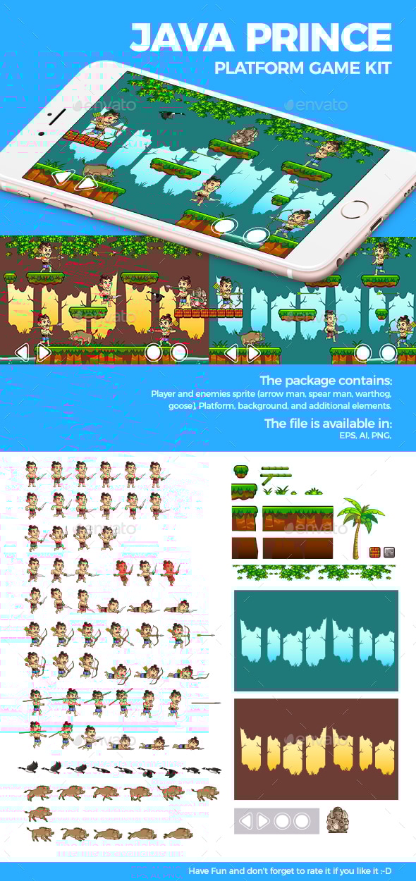 Java Prince Platform Game Kit, Game Assets | GraphicRiver