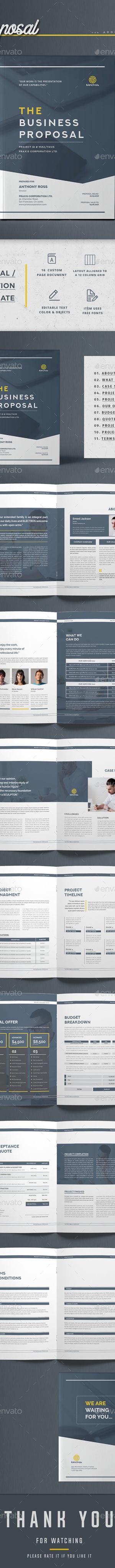 Proposal, Print Templates | GraphicRiver