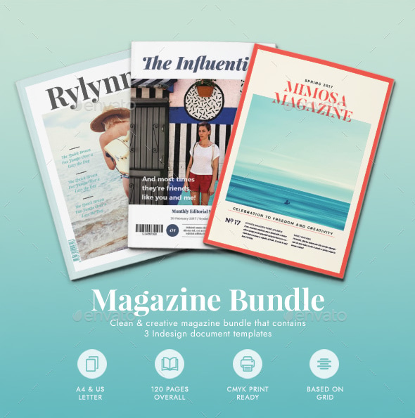 Magazine Bundle, Print Templates | GraphicRiver