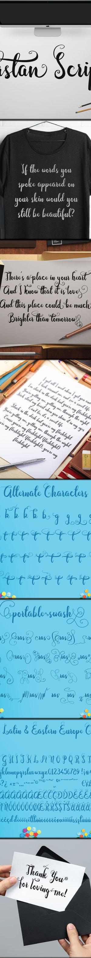 Dastan Script, Fonts | GraphicRiver