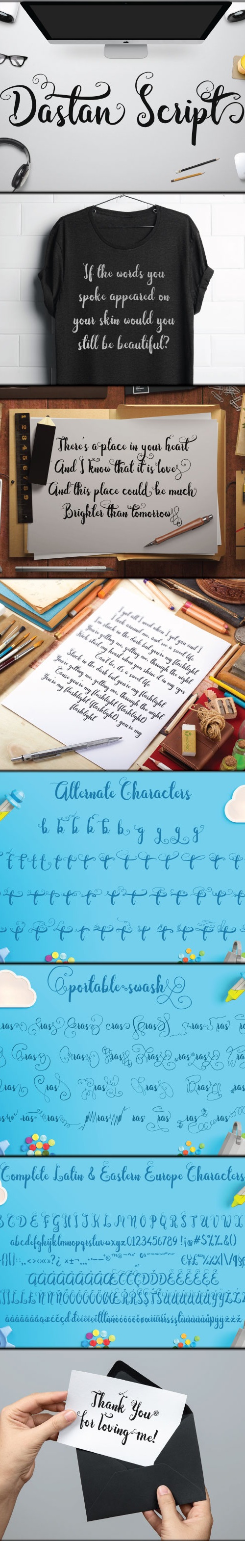 Dastan Script, Fonts | GraphicRiver