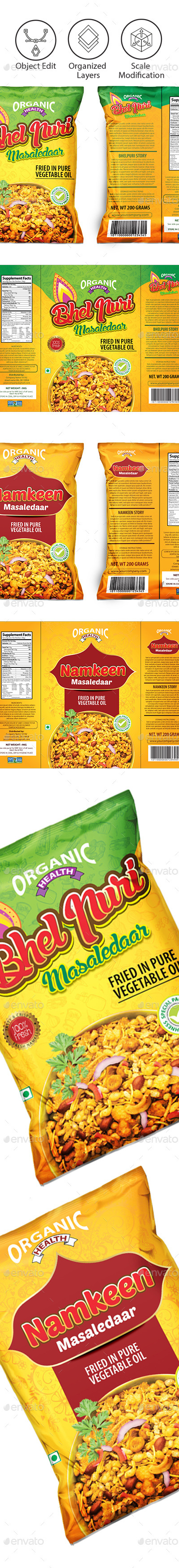 Snacks Packaging Template Vol 2, Print Templates | GraphicRiver