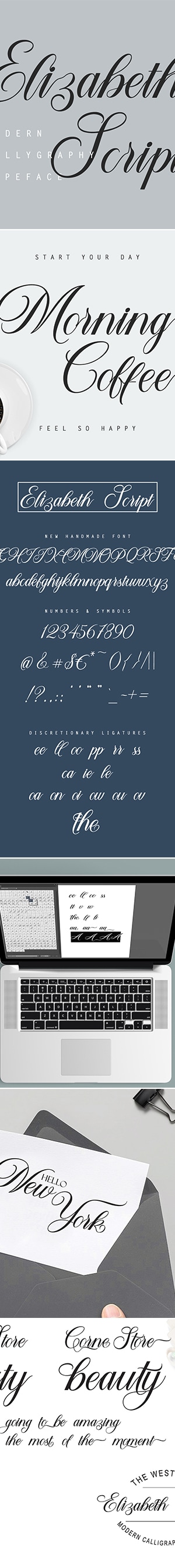 Elizabeth Script, Fonts | GraphicRiver