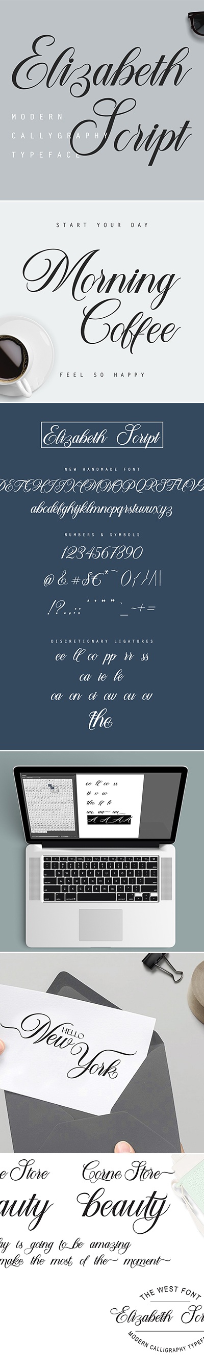 Elizabeth Script, Fonts | GraphicRiver