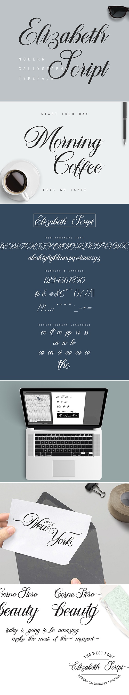 Elizabeth Script, Fonts | GraphicRiver