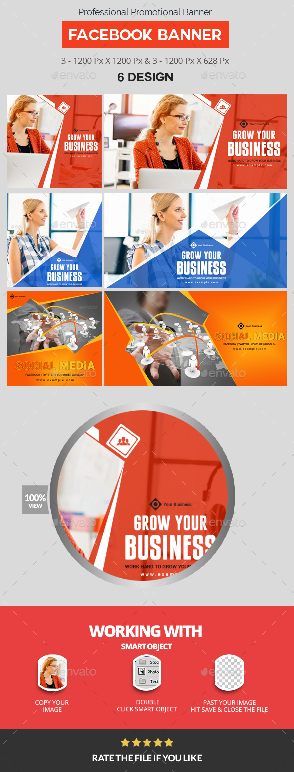 Facebook Banner, Web Elements | GraphicRiver