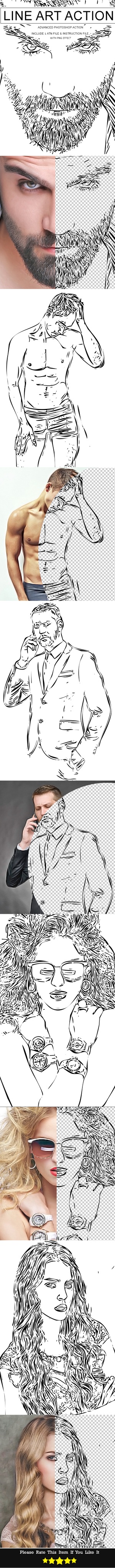 Advanced Line Art Action, Add-ons | GraphicRiver