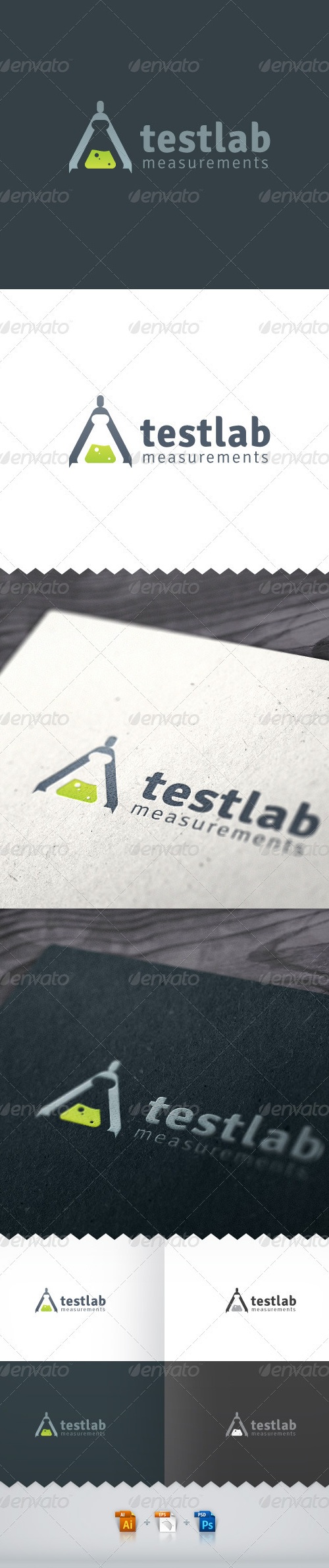 Test Lab Measurements Logo, Logo Templates | GraphicRiver