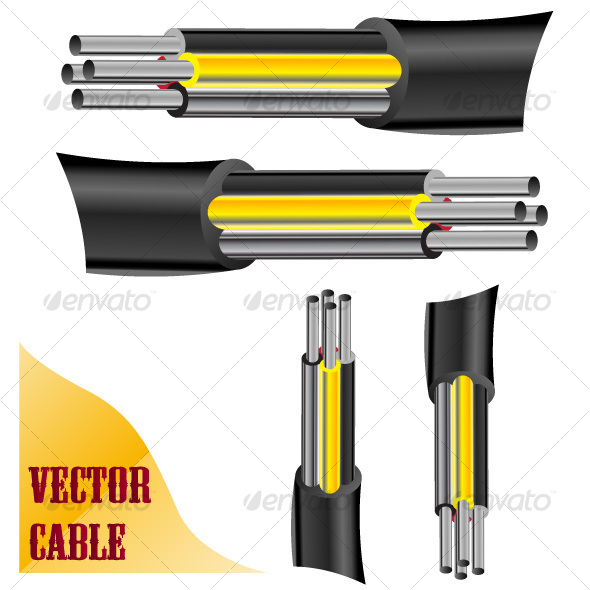 Vector cable, Vectors | GraphicRiver