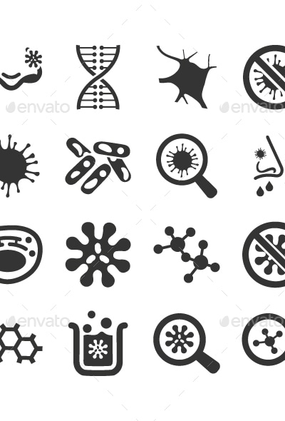 Biology Icons, Icons | GraphicRiver