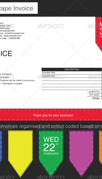 Label Style Invoice, Print Templates | GraphicRiver