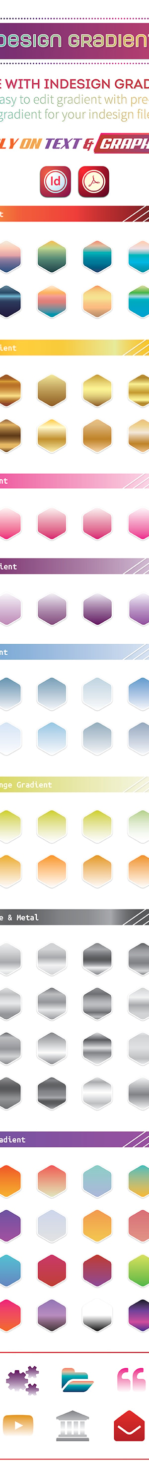 InDesign Gradient File, Add-ons | GraphicRiver