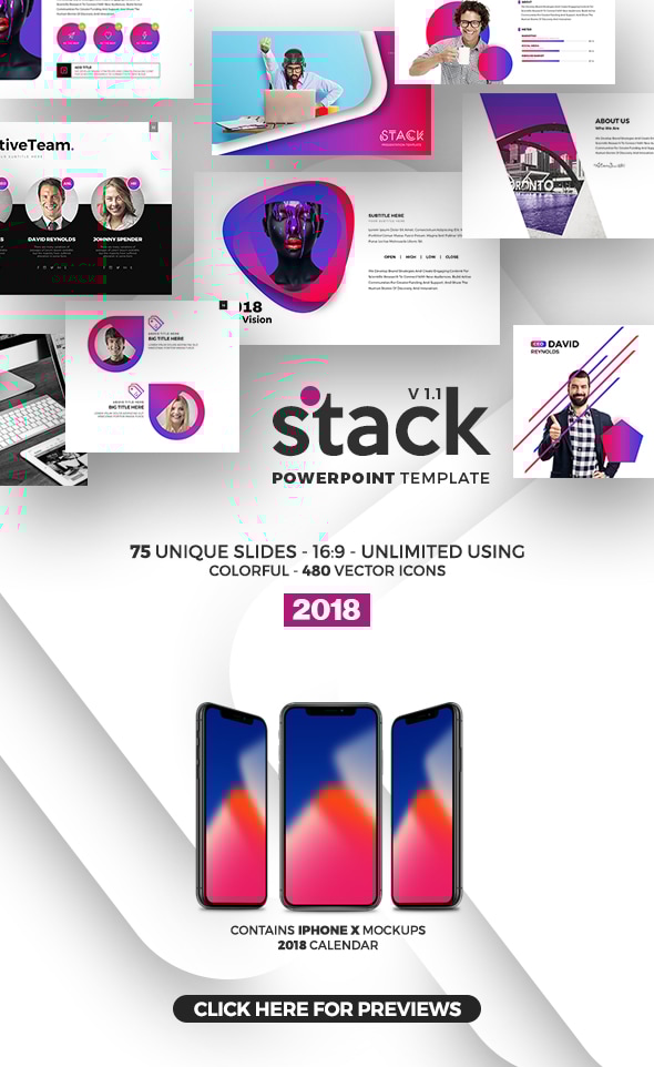 Stack PowerPoint Template, Presentation Templates | GraphicRiver