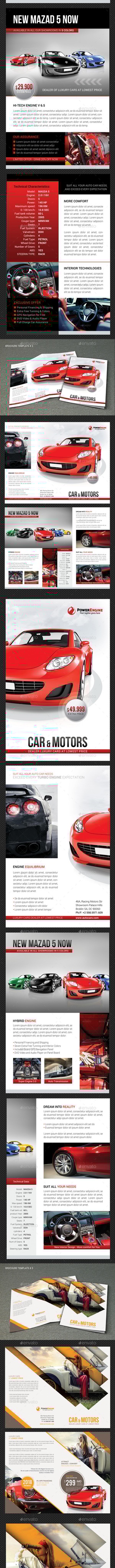 Automotive Brochure Bundle, Print Templates | GraphicRiver
