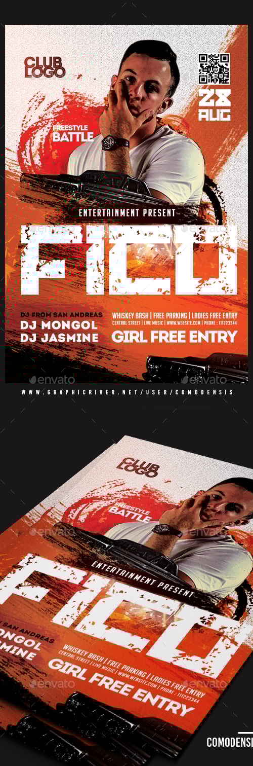 Rap Flyer, Print Templates | GraphicRiver