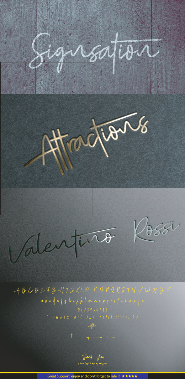 Signsation, Fonts | GraphicRiver