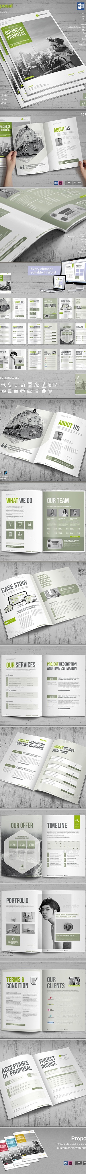 Proposal, Print Templates | GraphicRiver