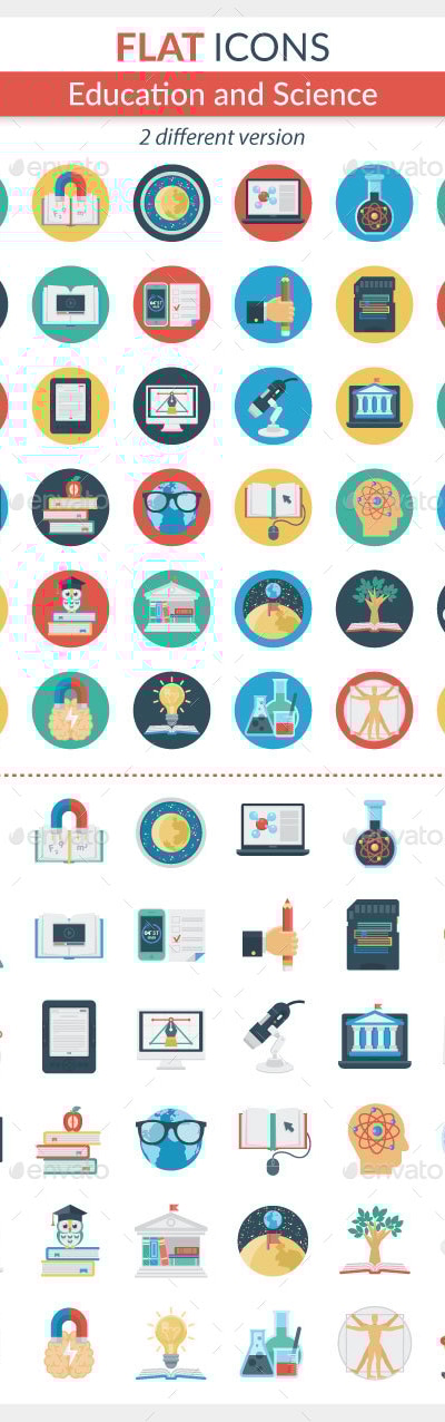 Education and Science icons, Icons | GraphicRiver
