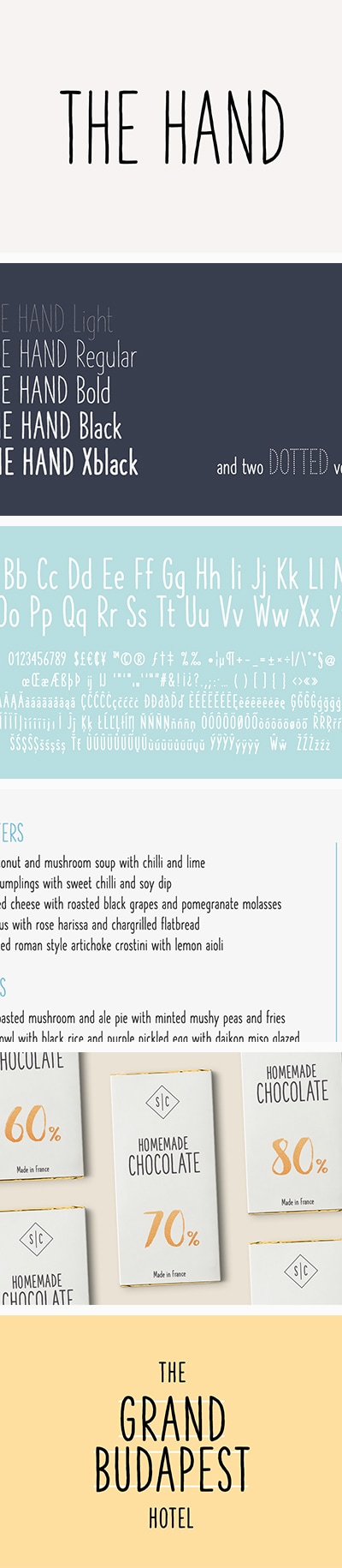 The Hand Font Pack, Fonts | GraphicRiver