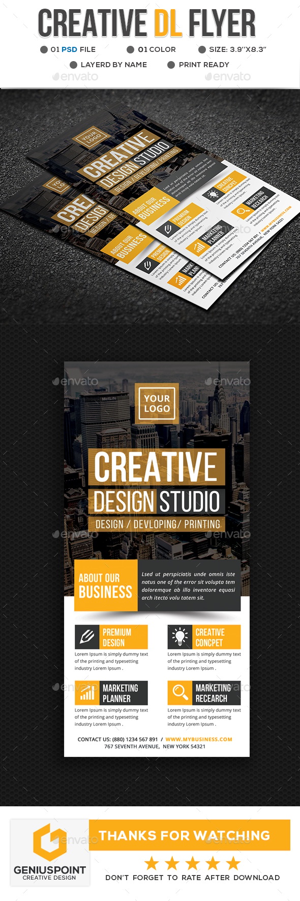 Creative DL Flyer, Print Templates | GraphicRiver