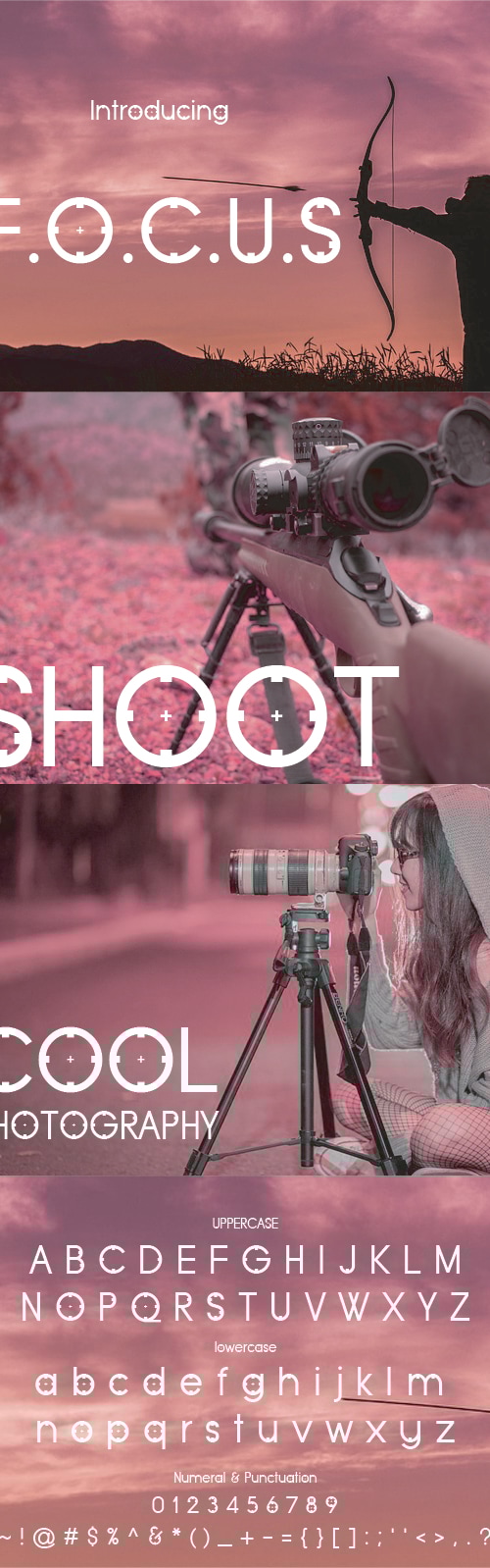 Focus, Fonts | GraphicRiver