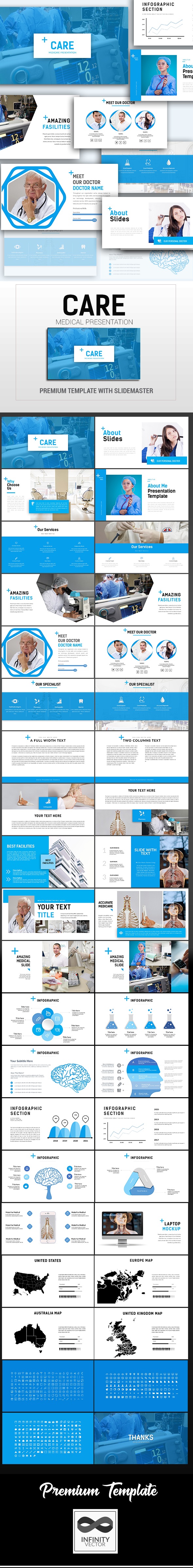 Care Medical Presentation Keynote, Presentation Templates | GraphicRiver