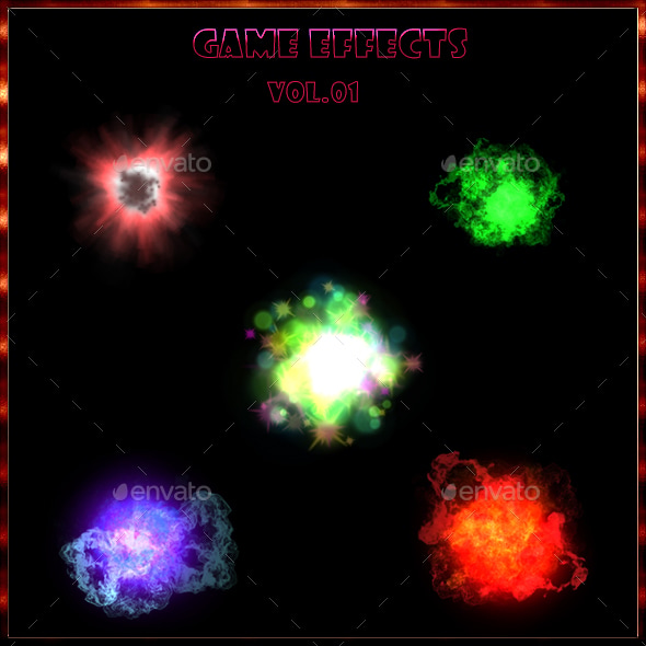 Game Effect Vol 01, Game Assets | GraphicRiver