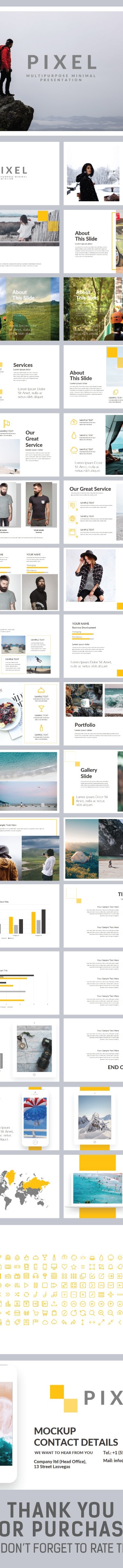 PIXEL Presentation Template, Presentation Templates | GraphicRiver