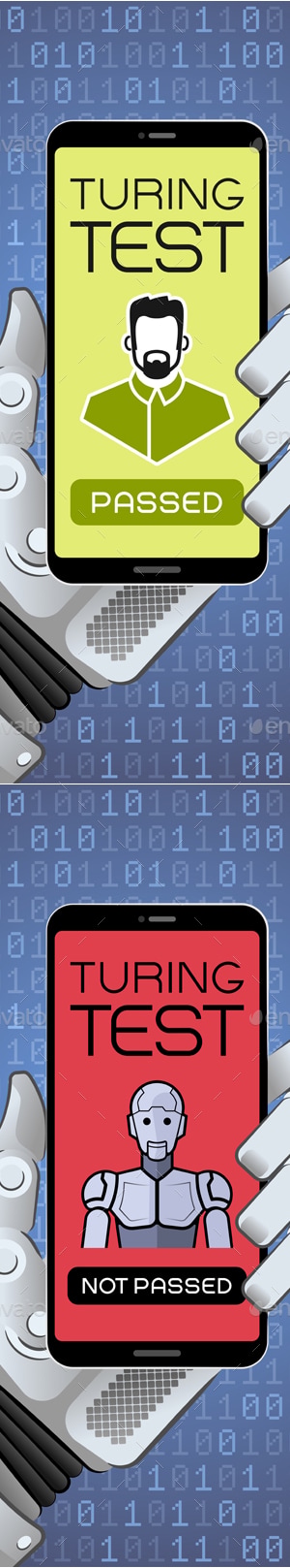 The Turing Test Results, Vectors | GraphicRiver