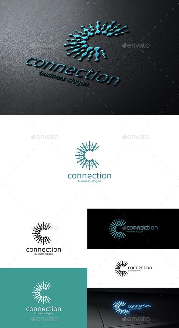 Connection Logo, Logo Templates | GraphicRiver