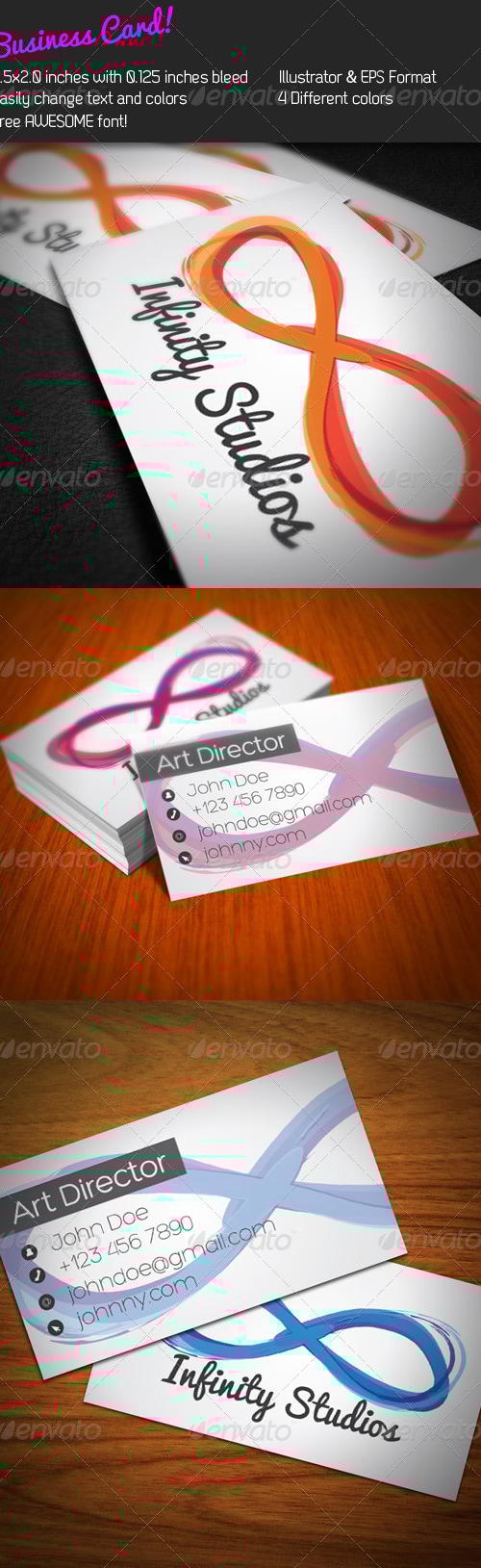 Infinity Business Card, Print Templates | GraphicRiver