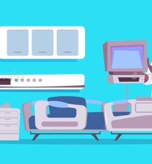 Doctor Check Hospital Ward, Vectors | GraphicRiver