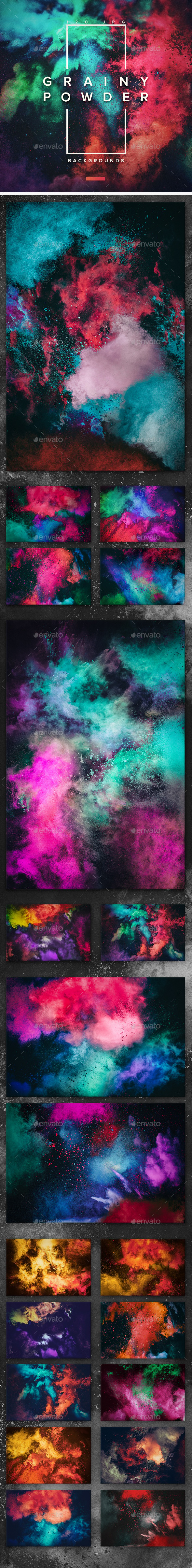 120 Grainy Powder Backgrounds, Graphics | GraphicRiver