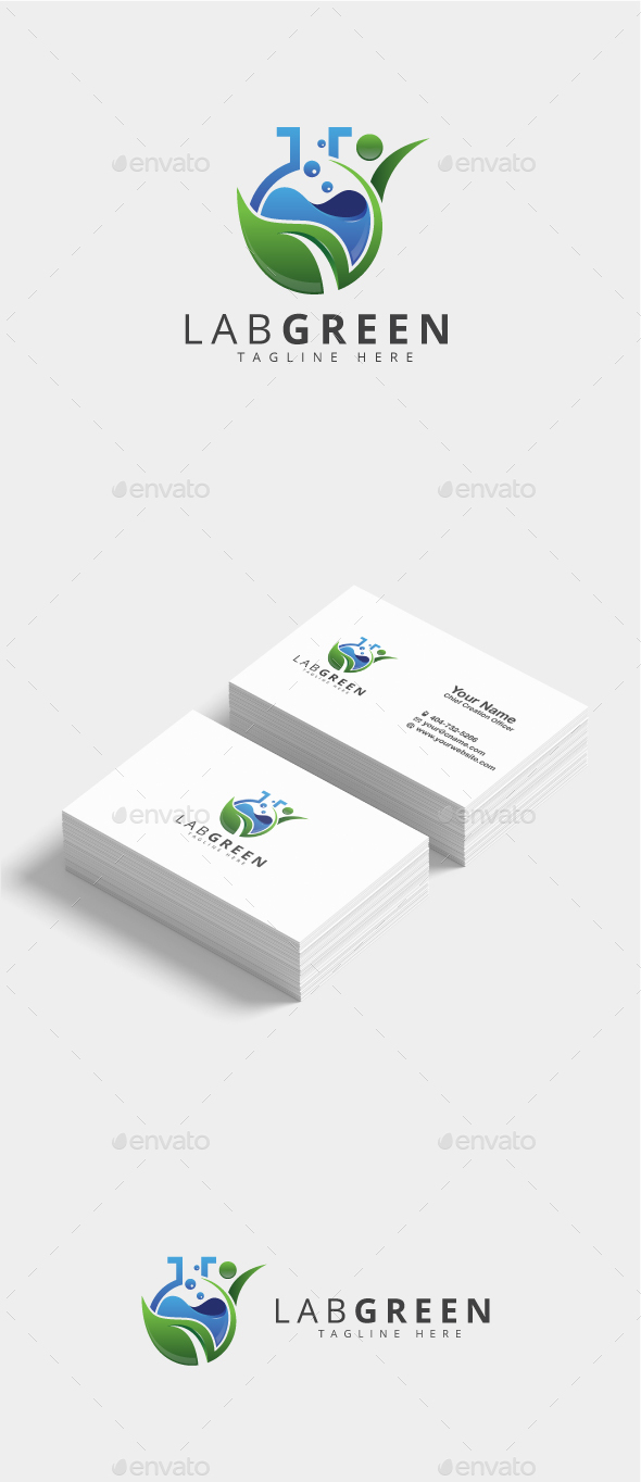 Lab Green Logo, Logo Templates | GraphicRiver