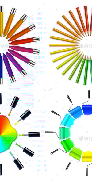 Color Scheme Art Objects, Vectors | GraphicRiver